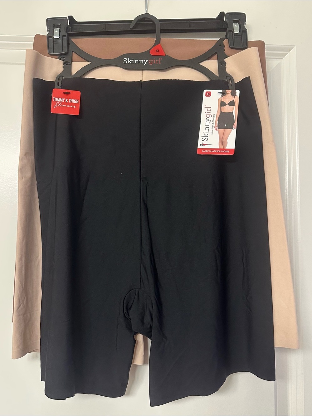 NWT - Skinnygirl Laser Tummy & Thigh Shapewear Shorts in Black, Brown and Nude